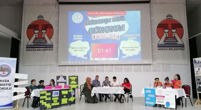 Havza’da Öğrenciler Münazara Sahnesinde Parladı: “Münakaşa Değil Münazara” Yarışması Sona Erdi