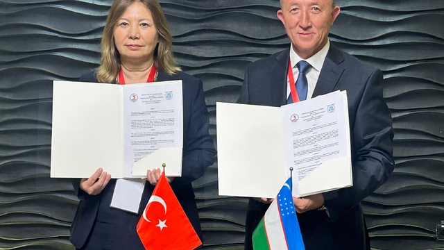 OMÜ ile Namangan Devlet Pedagoji Enstitüsü Arasında Uluslararası İş Birliği Protokolü
