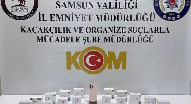 Samsun Terme’de Kaçak Elektronik Operasyonu: Gümrük Kaçağı Ürünler Ele Geçirildi