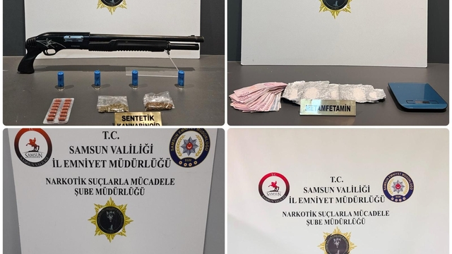 Samsun’da Uyuşturucu Operasyonu: 3 Şüpheli Gözaltında